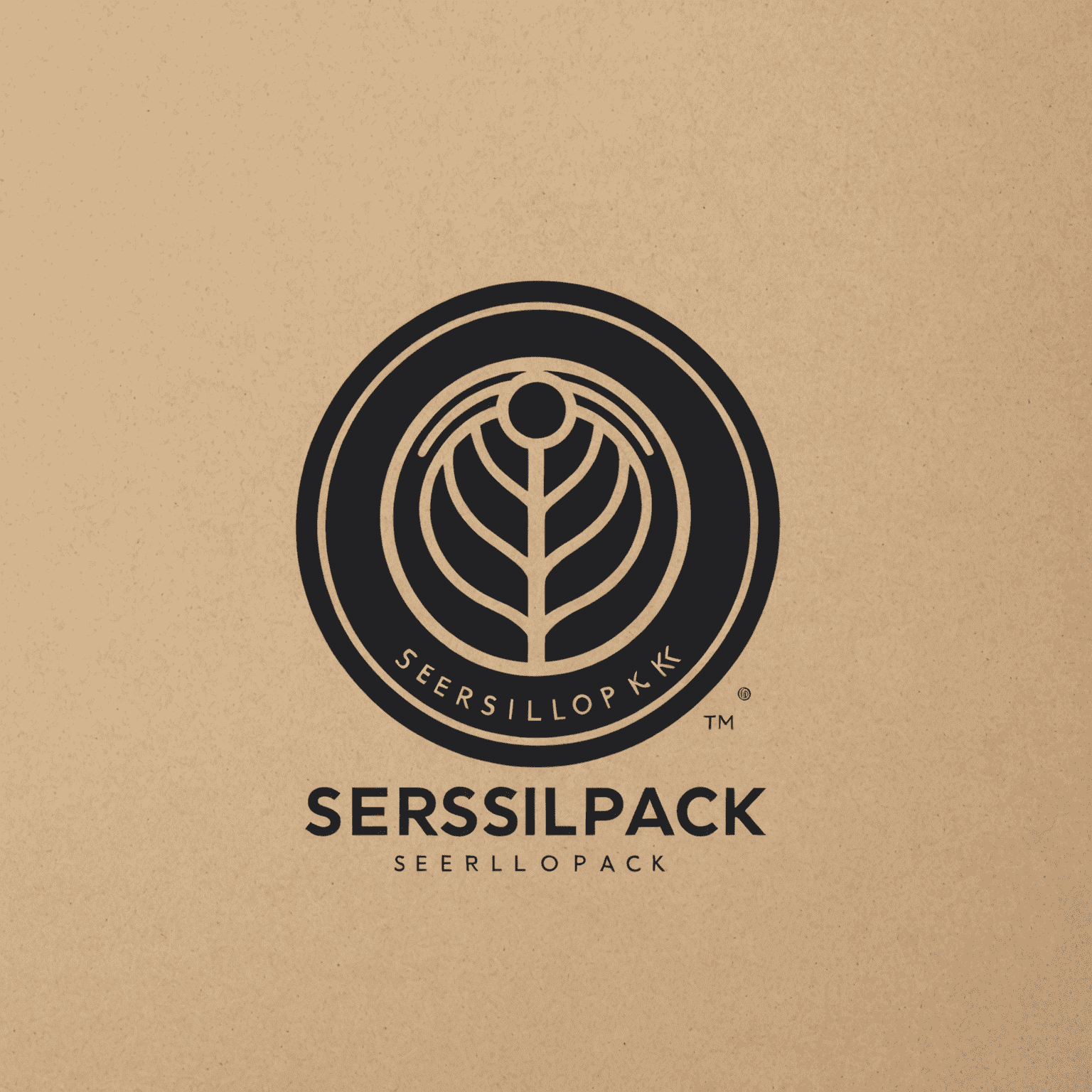 SersiloPack logo - A modern, sleek design with bold typography and a dynamic icon representing business growth and development