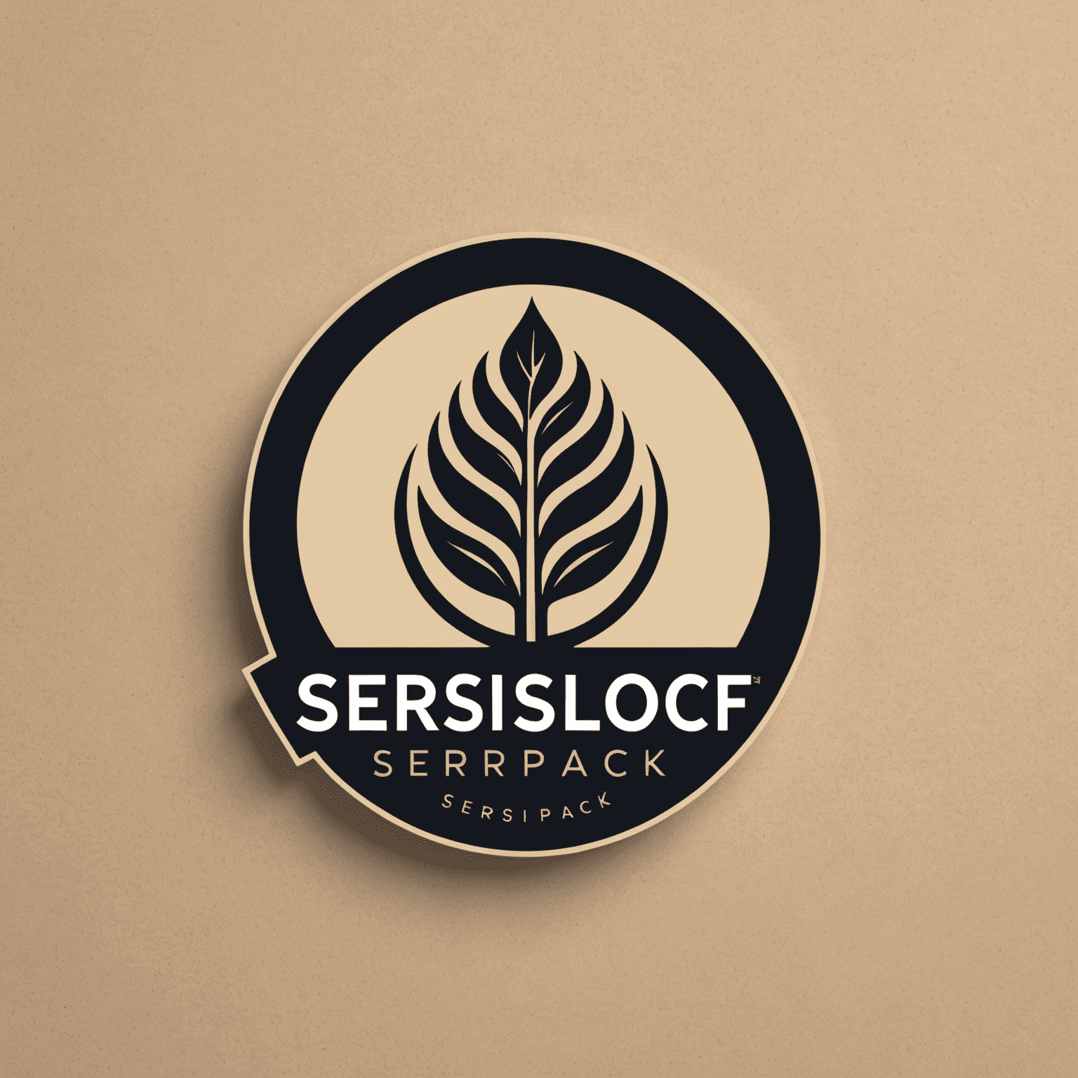SersiloPack logo - A modern, sleek design with bold typography and a dynamic icon representing business growth and development