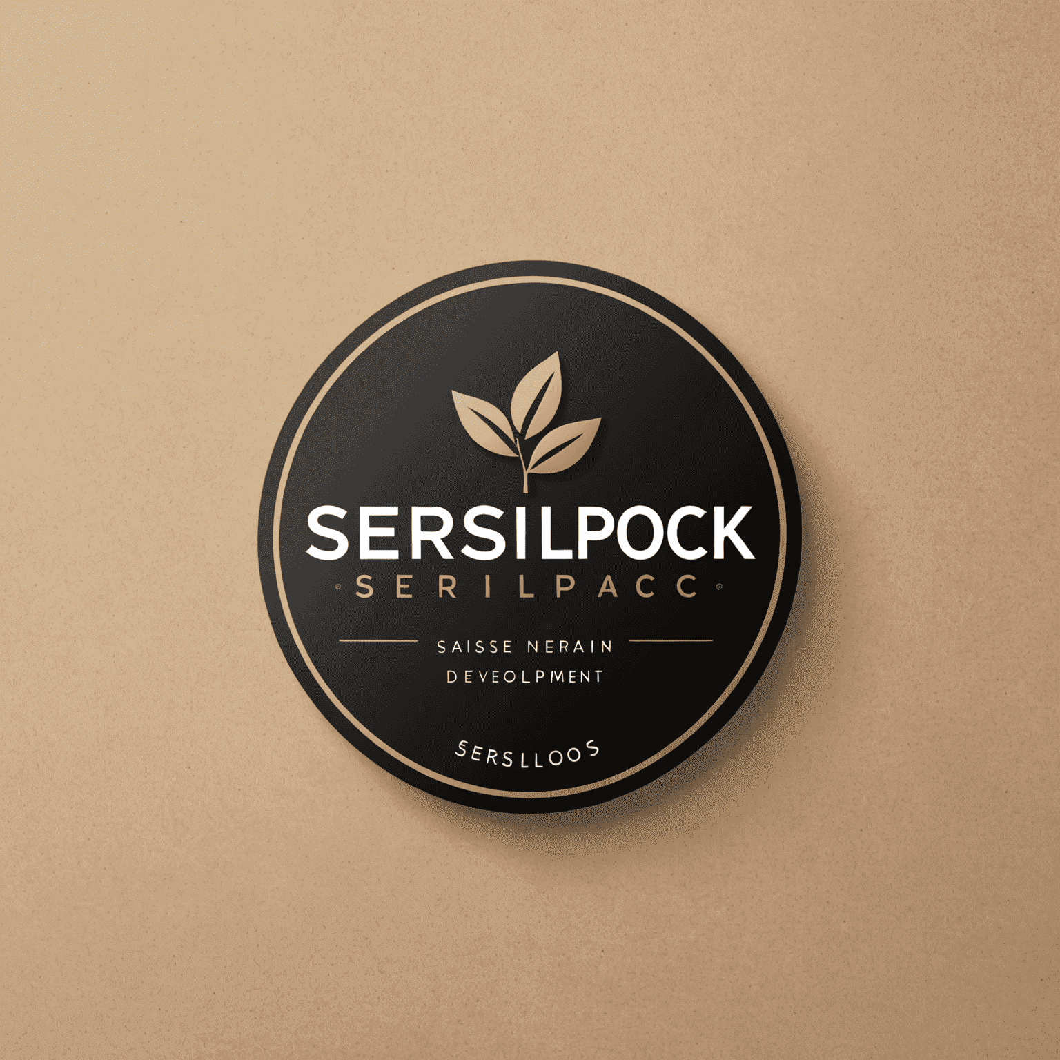 SersiloPack logo - A modern, sleek design with bold typography and a dynamic icon representing business growth and development