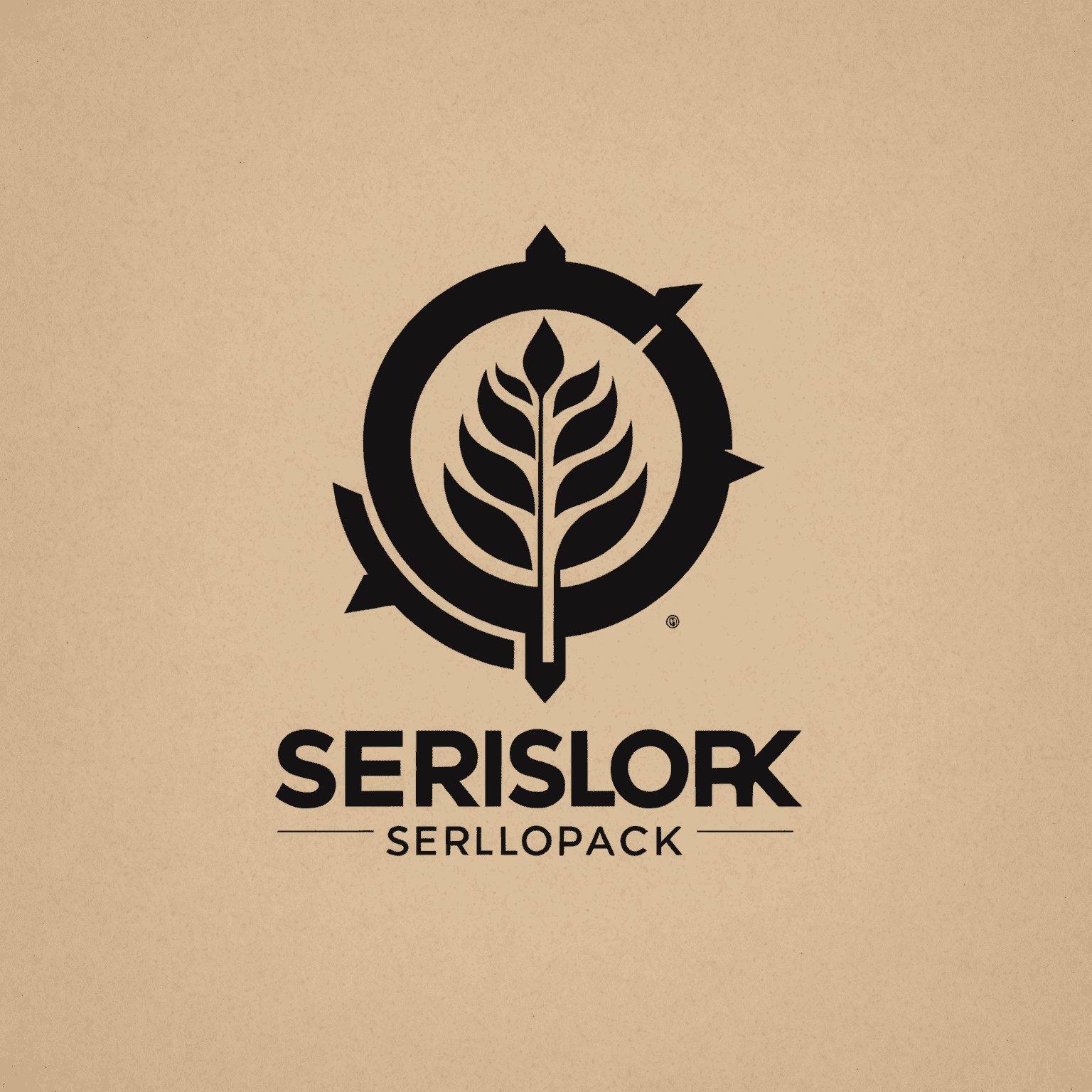 SersiloPack logo - A modern, sleek design with bold typography and a dynamic icon representing business growth and development